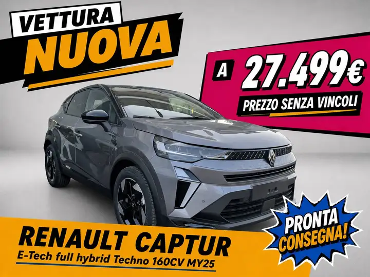 Renault Captur E-Tech full hybrid Techno 160CV MY25