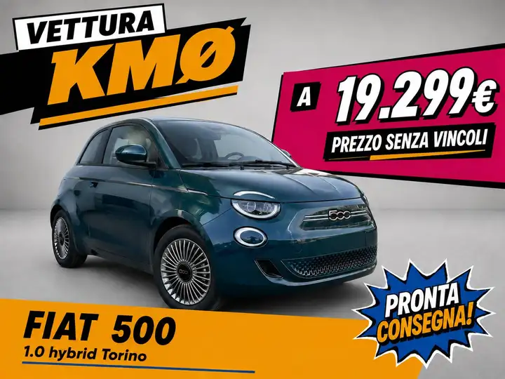 Fiat 500 1.0 hybrid Torino - KMØ