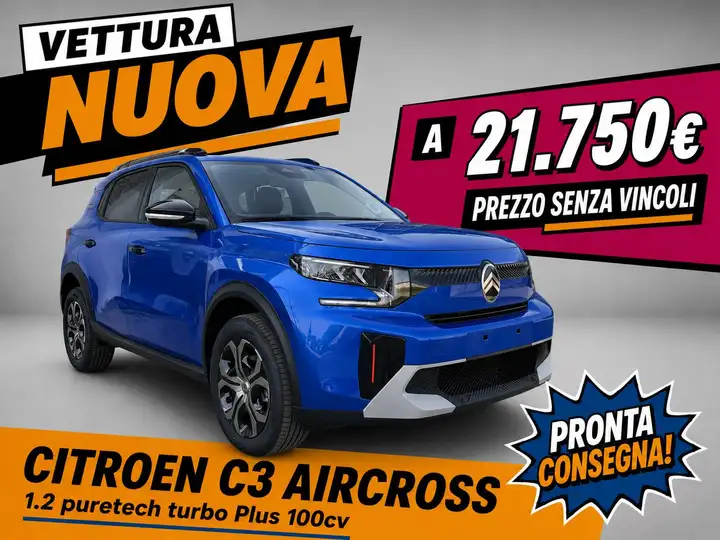 Citroën C3 Aircross 1.2 puretech turbo Plus 100cv