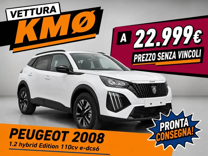 Peugeot 2008 1.2 hybrid Edition 110cv e-dcs6 - KMØ