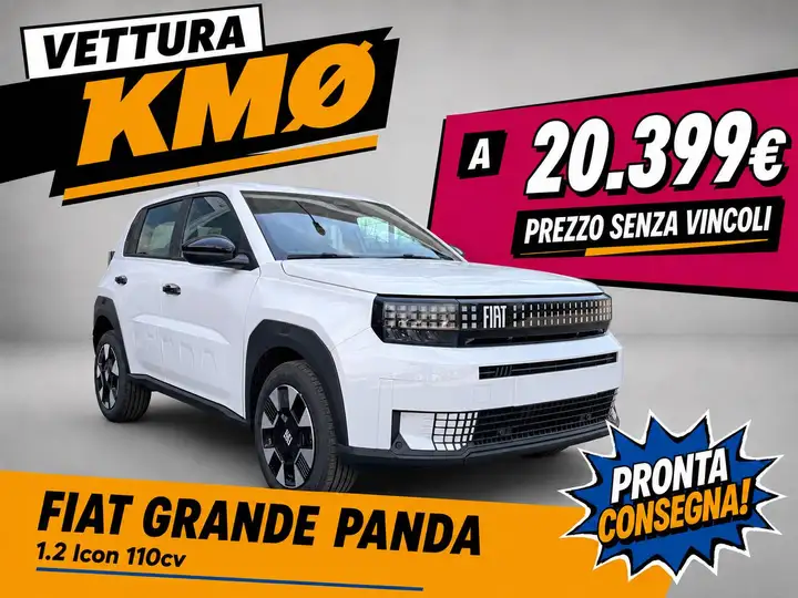 Fiat Grande Panda 1.2 Icon 110cv - PACK TECH - KMØ