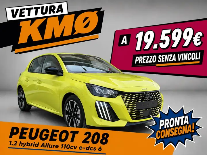 Peugeot 208 1.2 hybrid Allure 110cv e-dcs 6 - KMØ