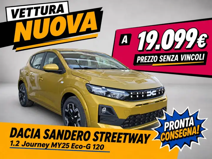Dacia Sandero Streetway 1.2 Eco-G Journey 120cv - PACK DRIVING