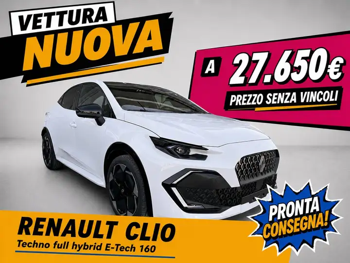 Renault Clio Techno full hybrid E-Tech 160 - CERCHI IN LEGA 18"