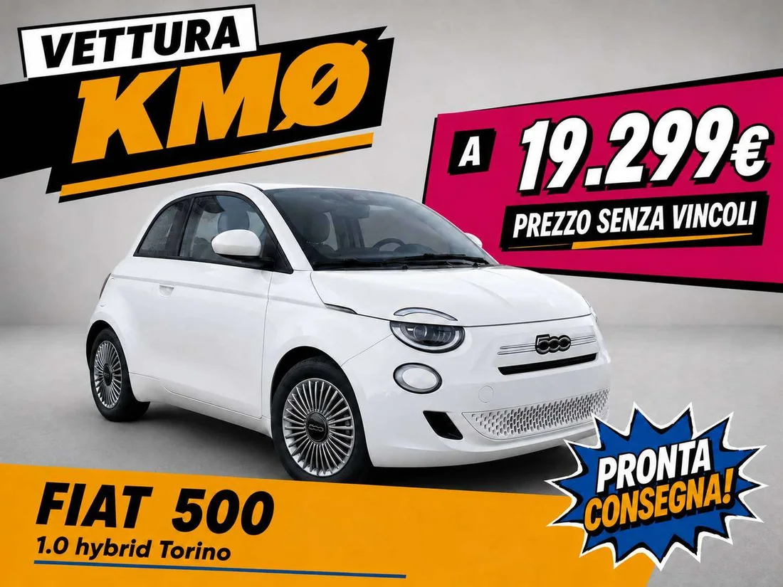 Fiat 500 1.0 hybrid Torino - KMØ
